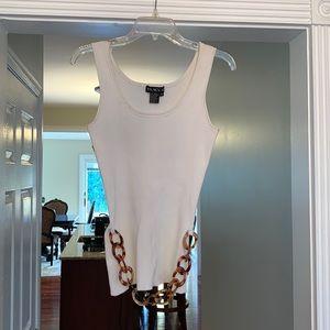 Tracy M White Shirt Size Medium